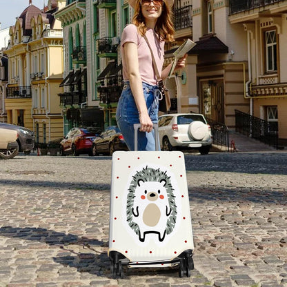 Travel Luggage Cover Suitcase Protector Fits 18-32 Inch Wheel Covers PatternedTravel Related Items Flower Luggage Protector Elastic M