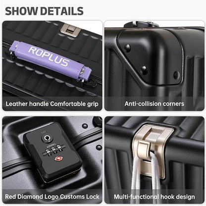 Aluminium Frame Checked-Luggage - Image 5