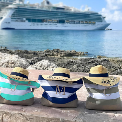 YOOLIFE Beach Bags for Women - Travel Canvas Beach Tote, Pool Waterproof Bag, Travel Essentials, Gifts for Women Birthday