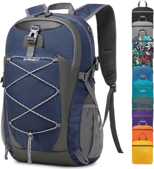 40L Hiking Backpack Lightweight Daypack Waterproof Travel Camping Backpack for Men Women Sport Packable