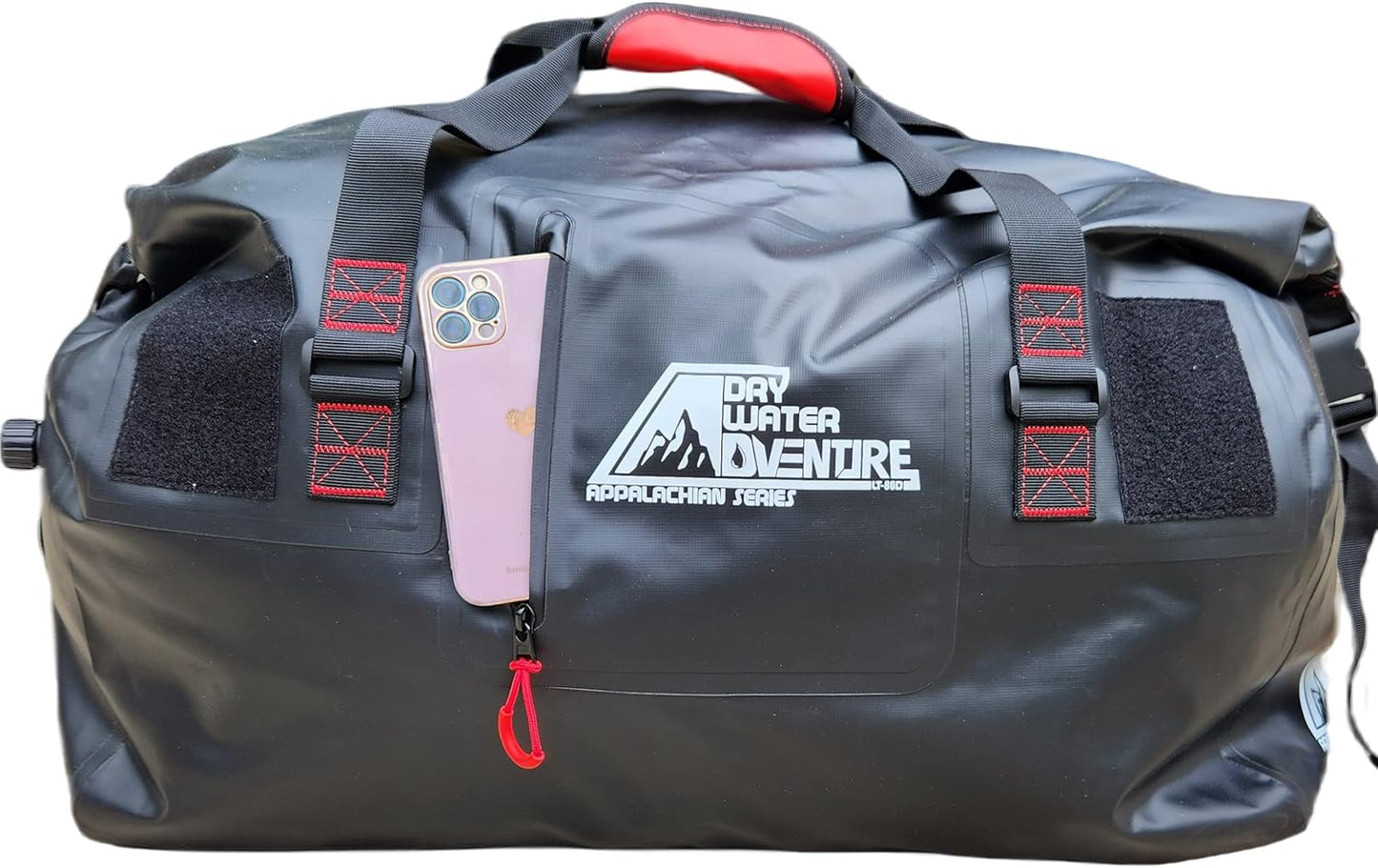 Waterproof Duffel Bag, Marine Grade (80 Liter/21.1 Gallon, Appalachian Series, Black)