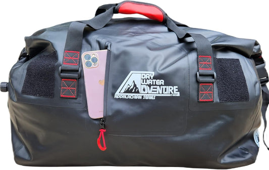 Waterproof Duffel Bag, Marine Grade (80 Liter/21.1 Gallon, Appalachian Series, Black)