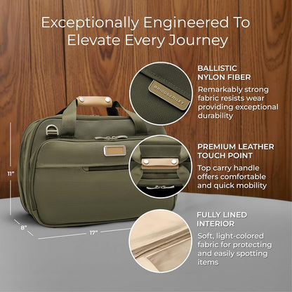 Briggs & Riley Travel Duffel Bag - Weekender & Overnight Luggage for Women & Men, Softside Bag