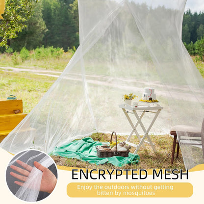 4 Corners Mosquito Net for Mosquiteros para Camas Bed Canopies Netting Bed Drapes Rectangular Mosquito Mesh for Camping Home Outdoor Travel(White,L75 X W47 X H59 Inch,Opening)