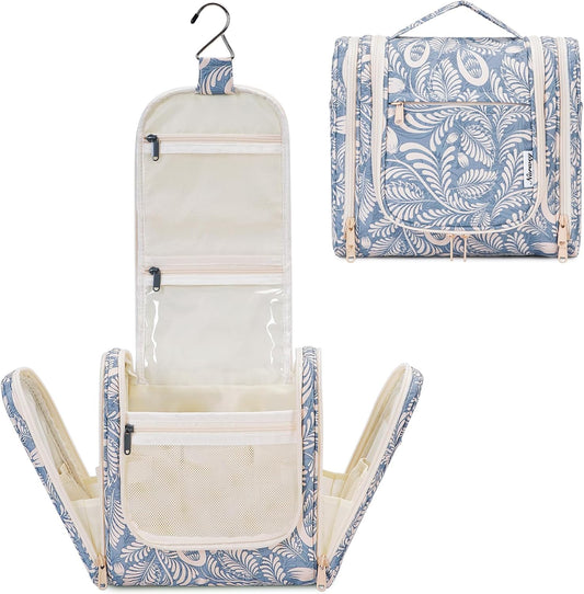 Narwey Hanging Toiletry Bag for Women Travel Makeup Bag Organizer Toiletries Bag for Cosmetics Essentials Accessories