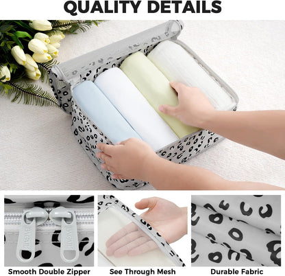 BAGAIL 9 Set Packing Cubes Luggage Packing Organizers for Travel Accessories