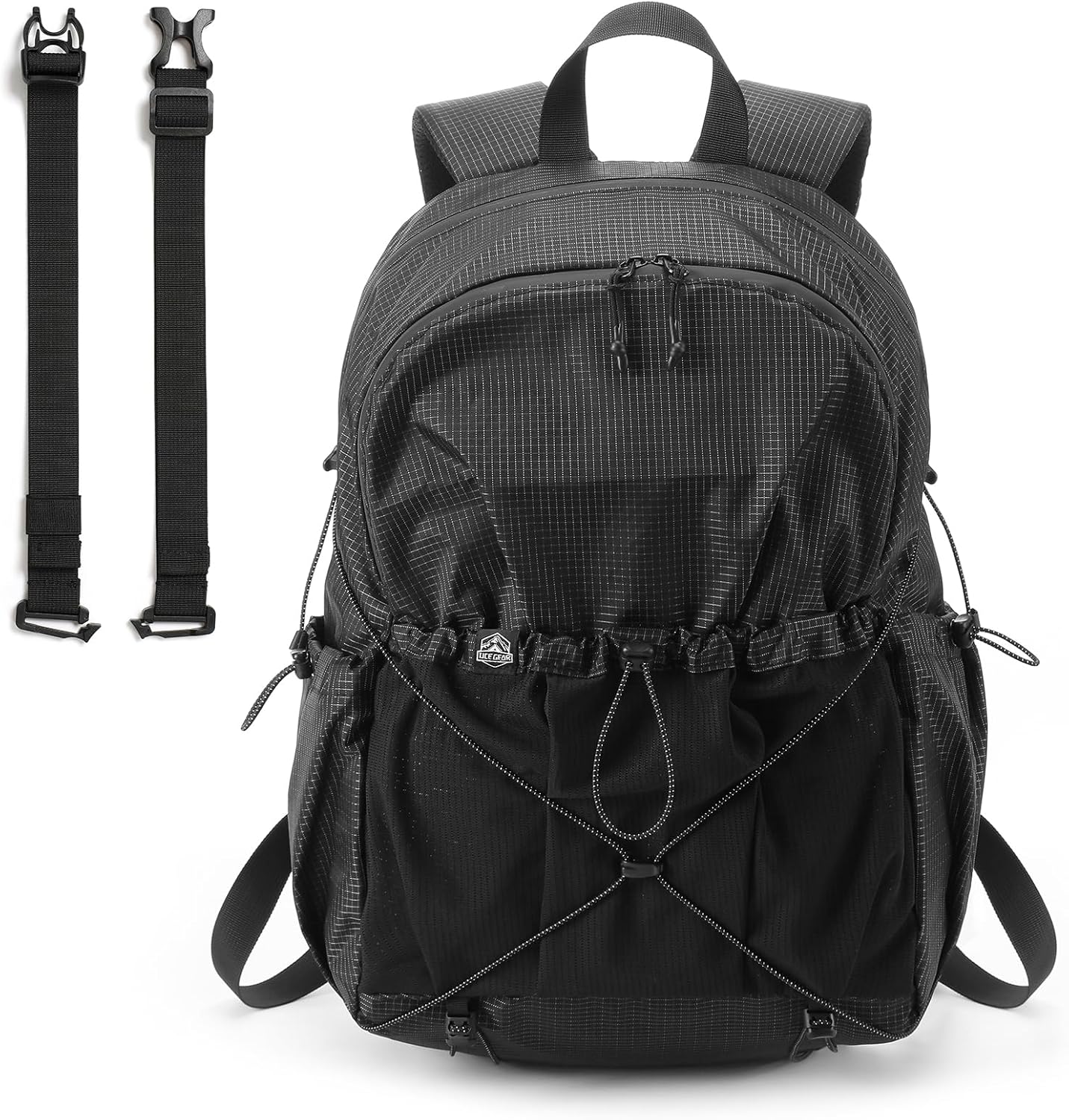 Lightweight Hiking Backpack, Camping Backpack 20L Small Backpacks Water Resistant Daypack for Women Men (Black)