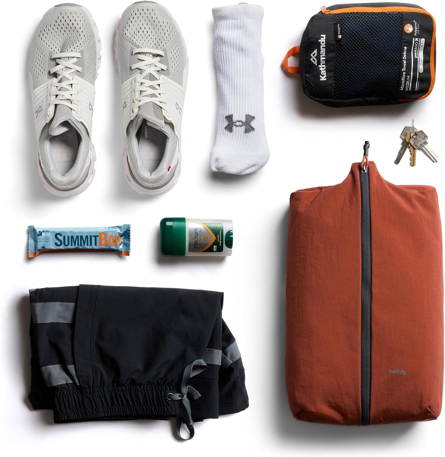 Bellroy Lite Packing Caddy 10L (Travel Organizer Packing Cube, Zip-up Storage Solution for Travel Near or far) - Clay