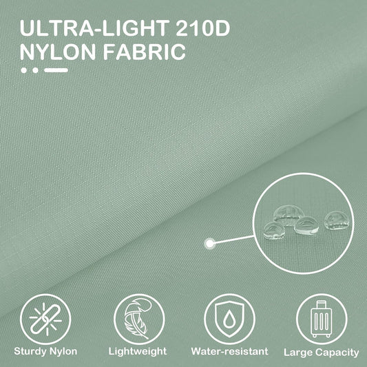 Cipway Compression Packing Cubes, Ultralight Luggage Organizer Bags with Laundry Bags and Clear Toiletries Bag, Travel Essentials for Carry on Suitcase (6 Piece,Sage Green)