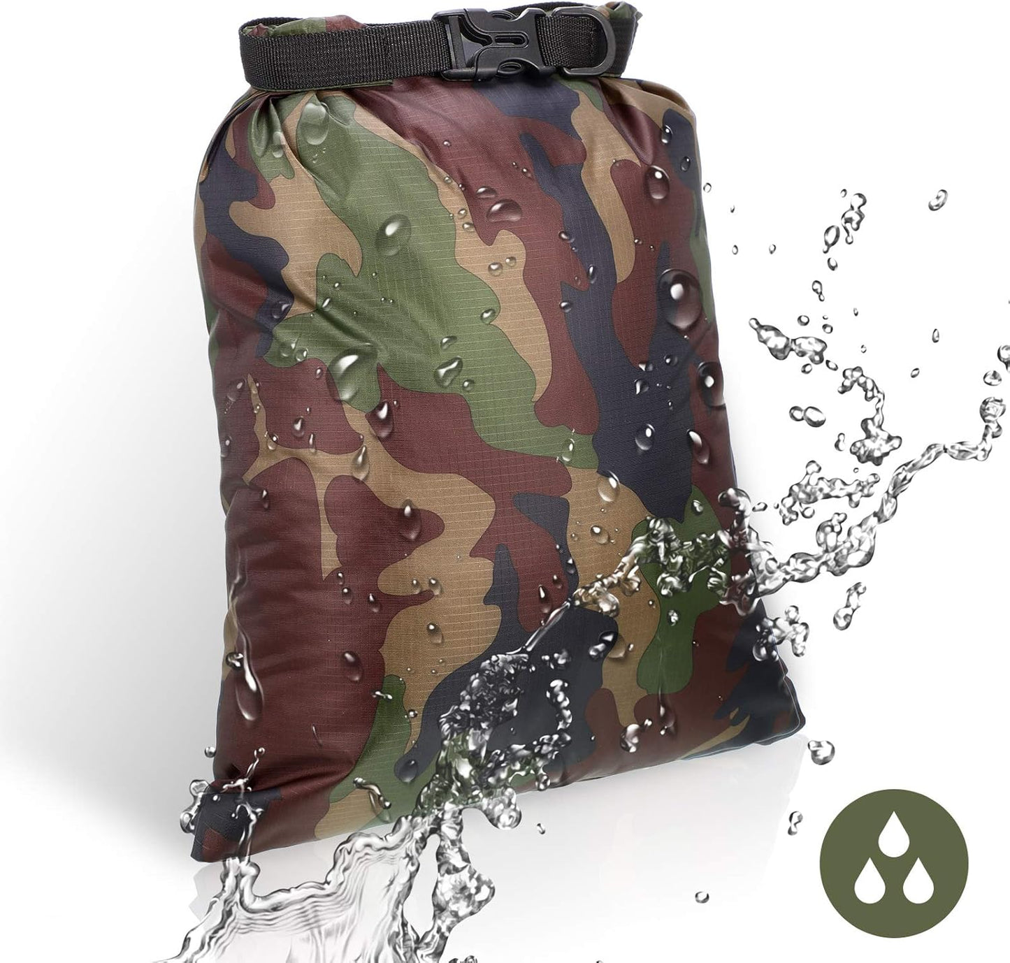 Shappy Waterproof Dry Bag Set 6 Sizes Lightweight Sacks and Long Adjustable Shoulder Strap Outdoor Water Proof Keep Gear Dry Bag Stuff Sacks for Backpacking, Boating, Hiking, Camping