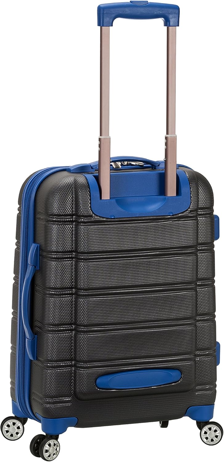Rockland Melbourne Hardside Expandable Luggage with Spinner Wheels, Grey, 2 Piece (20/28)