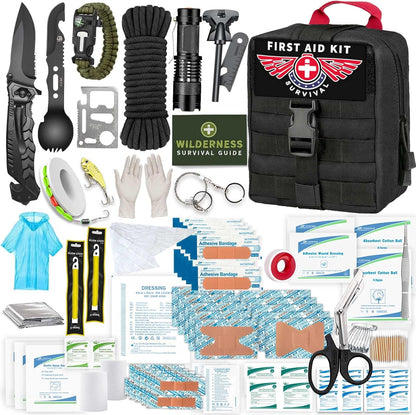 VEITORLD Gifts for Men Dad Him Christmas - Survival Gear and Equipment 12 in 1, Survival Kits - Cool Unique Fishing Hunting Birthday Gifts for Husband Teen Boy Boyfriend Women, Mens Stocking Stuffers