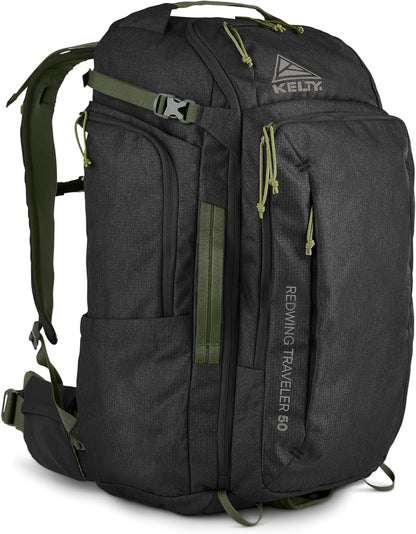 Kelty | Redwing Traveler Backpacks, Travel Pack for Adventure Travel | Burnt Olive & Black