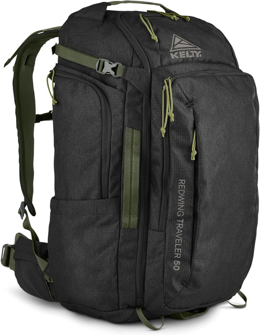 Kelty | Redwing Traveler Backpacks, Travel Pack for Adventure Travel | Burnt Olive & Black
