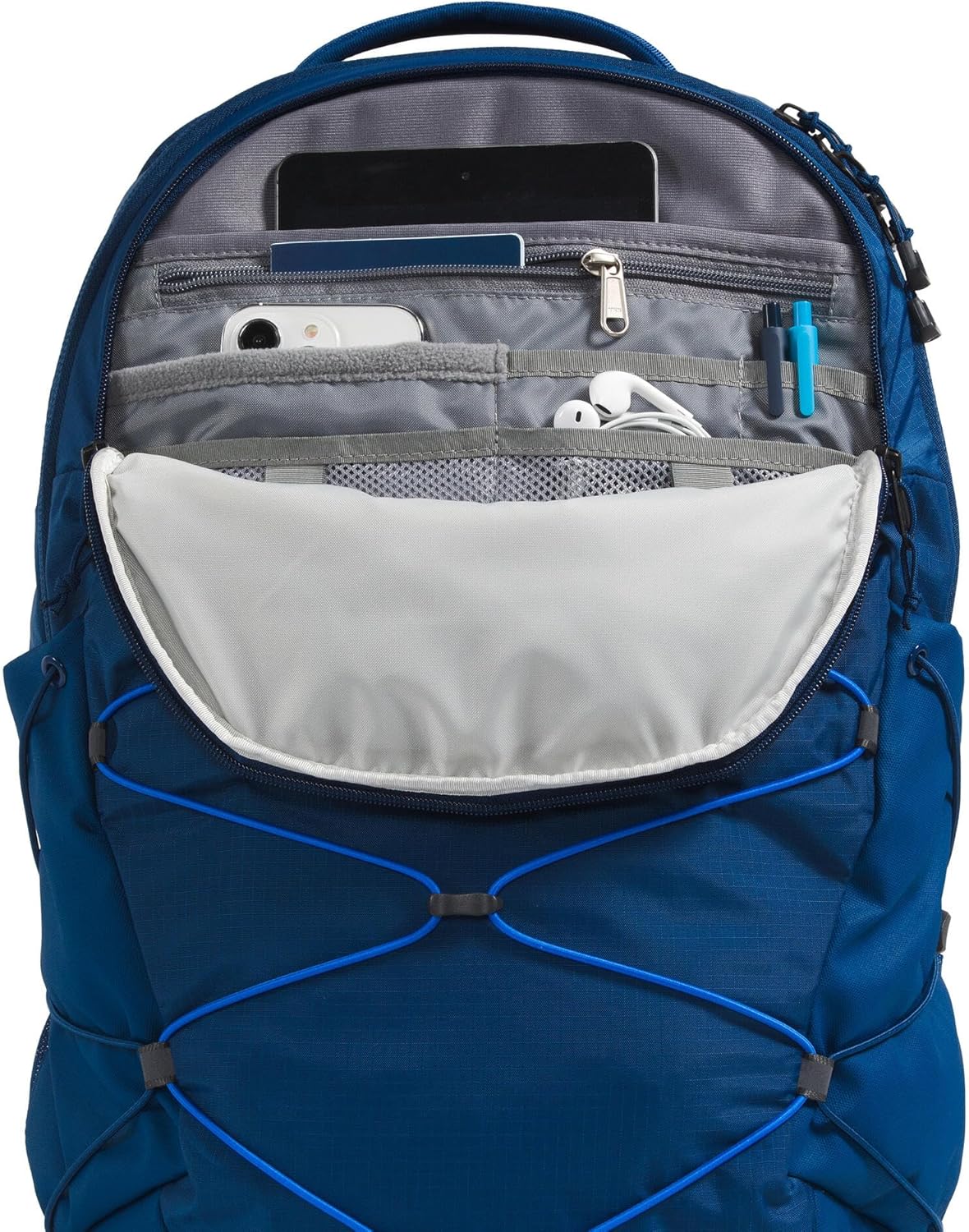 The North Face Borealis Commuter Laptop Backpack - PFAS Free, Estate Blue/Hero Blue, One Size