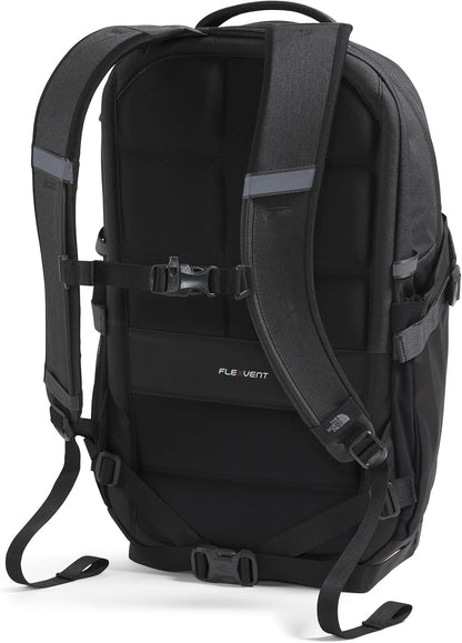 THE NORTH FACE Recon Everyday Laptop Backpack | Daypack with Water Repellent Finish, 16" Laptop Sleeve, 2 Water Bottle Pockets, Asphalt Grey Light Heather/TNF Black-NPF, One Size