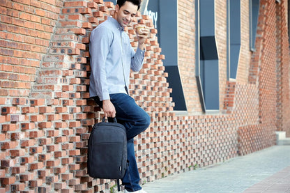 Lenovo 16” ECO Laptop Backpack - B210 - Travel Pack for Laptop or Tablet, Durable, Water-Repellent, Made from Recycled Material, Lightweight, Sleek Design for Travel, Business, Casual Backpack - Black