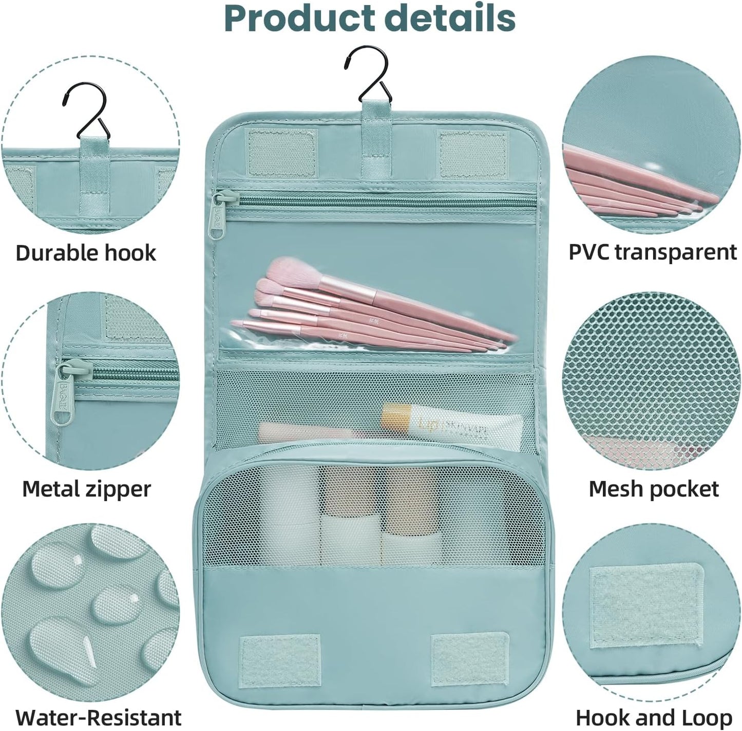 BAGAIL 6 Set/8 Set/10 Set Packing Cubes Various Sizes Packing Organizer for Travel Accessories Luggage Carry On Suitcase