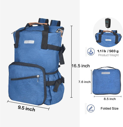 35L Foldable Waterproof Backpack For Outdoor Sports Travel Inside Wet Clothes Compartment Packable For Multiple