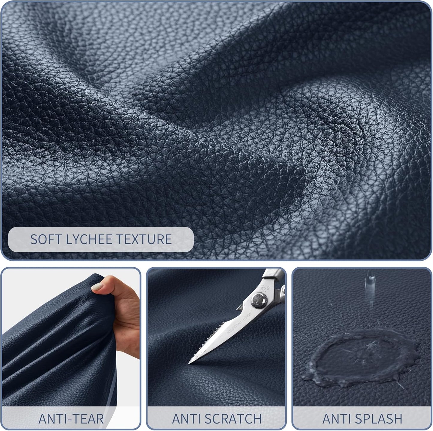 KALIDI Large Tote Bag Vegan Leather Casual Zipper Work Bag Weekender Hobo for Women 23L Oversize Shoulder Travel Purse