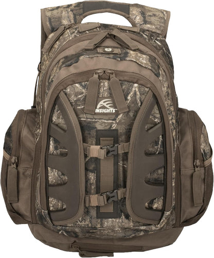 Insights Hunting by frogg toggs - The Element, Heavy Duty 1,831 Cubic Inch Hiking Fishing Camping Hunting Backpack, Realtree Timber