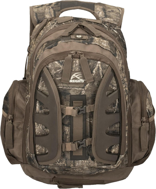 Insights Hunting by frogg toggs - The Element, Heavy Duty 1,831 Cubic Inch Hiking Fishing Camping Hunting Backpack, Realtree Timber
