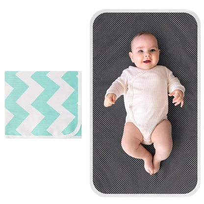 Accmor Portable Diaper Changing Pad, Waterproof Foldable Baby Changing Mat for Travel, Baby Essentials Shower Registry Gifts