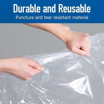 Spacesaver 10 Pack Small Vacuum Storage Bags for Clothes - 24 x 16-Inch Vacuum Sealer Compression Bags with Hand Pump - Space Saver Storage Bags for Travel Essentials, Garments and Organization