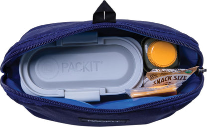 PackIt® Freezable Snack Bag, True Blue, Built with ECOFREEZE® Technology, Foldable, Reusable, Zip Closure, Designed For Keeping Snakcs Fresh On the Go, and Adults of all Ages