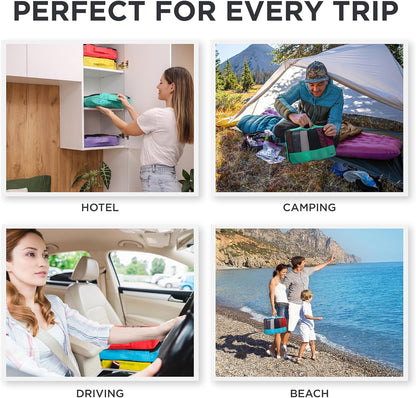 Large Packing Cubes for Travel - 5pc Packing Cubes for Suitcases - Lightweight Luggage Organizer Bags