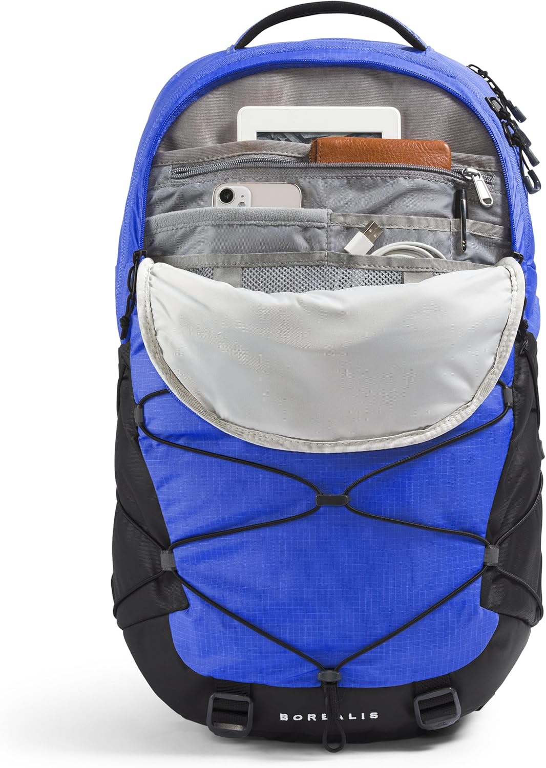 The North Face Borealis Commuter Laptop Backpack, Solar Blue/TNF Black, One Size