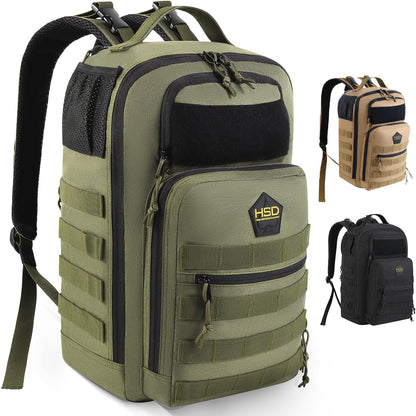 HighSpeedDaddy - Baby Diaper Backpack, Military-Grade, Waterproof, Compact Baby Travel Bag with Diaper Changing Mat