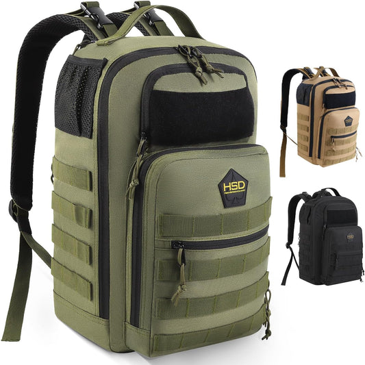 HighSpeedDaddy - Baby Diaper Backpack, Military-Grade, Waterproof, Compact Baby Travel Bag with Diaper Changing Mat