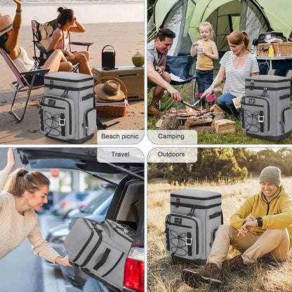 42Cans Cooler Backpack Insulated Leak Proof for Men & Women, Large Waterproof Backpack Cooler for Beach, Picnic, Outdoor, Leakproof, Multi-Functional