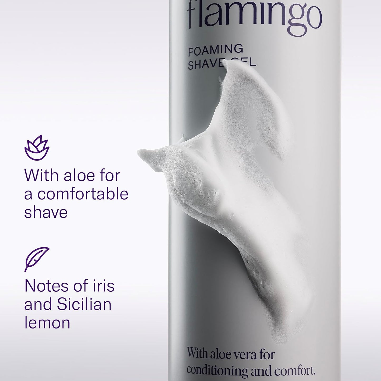 FLAMINGO 5-Blade Razors for Women - 1 Razor Handle + 1oz Foaming Shave Gel + 1 Shower Holder - Sage (Pack of 2)