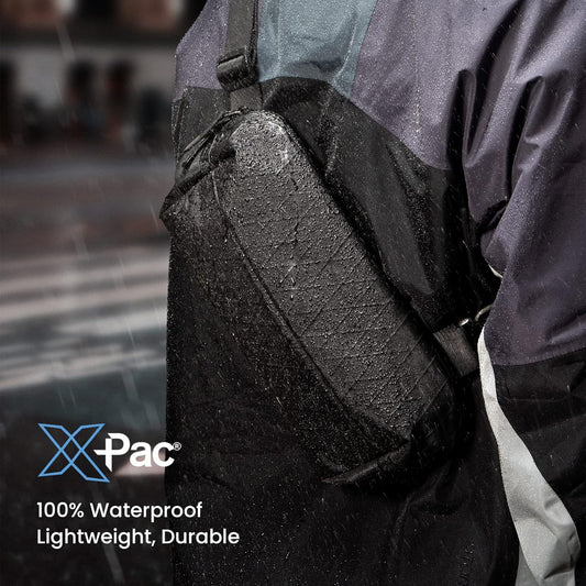 tomtoc Compact EDC Sling Bag, Minimalist Chest Shoulder Backpack Crossbody Bag for Men Women, Lightweight Carry Casual Bag