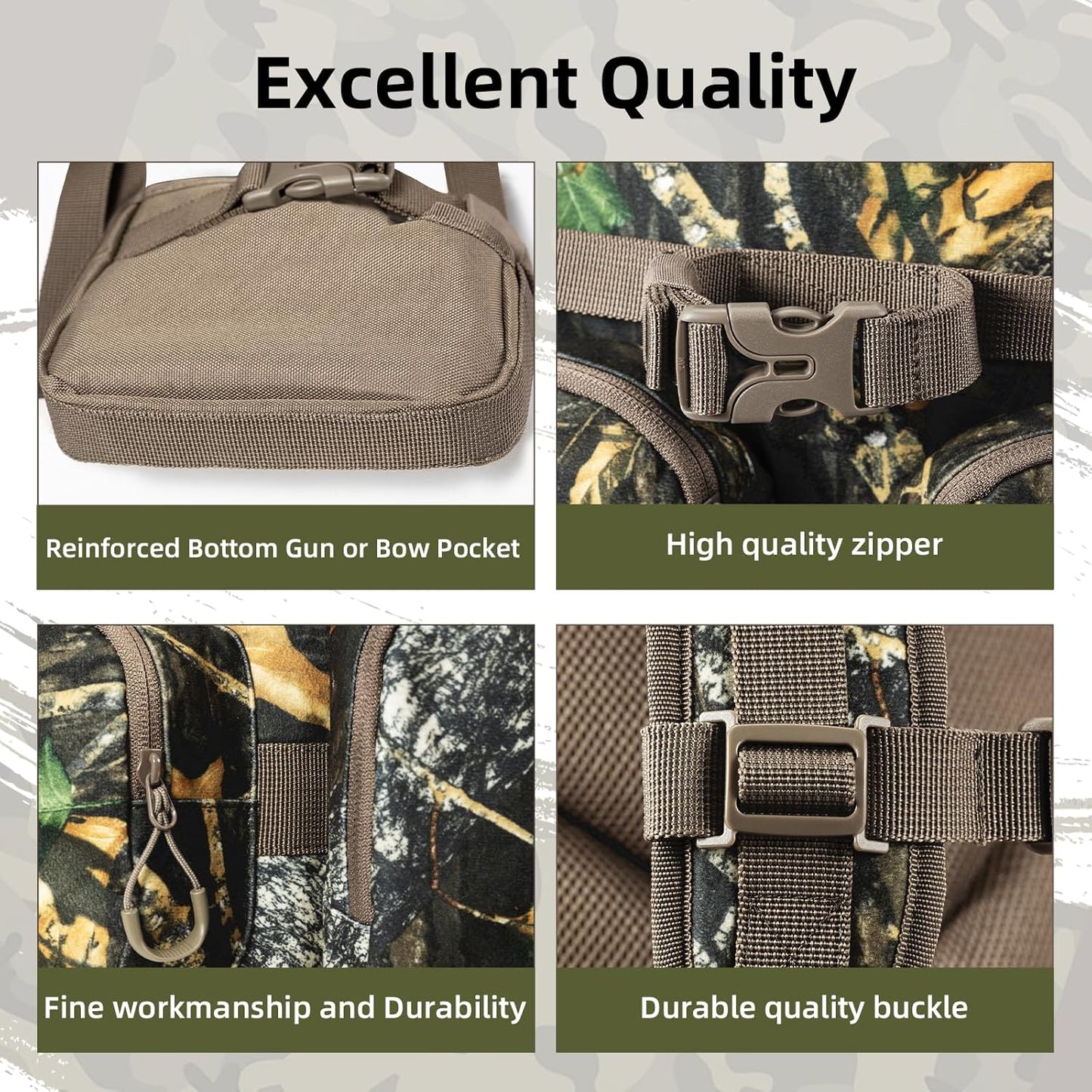 hunting backpack for men Waterproof Camo Hunting Pack gifts for men hunting gear Day Pack-BlessedLeaf-35L