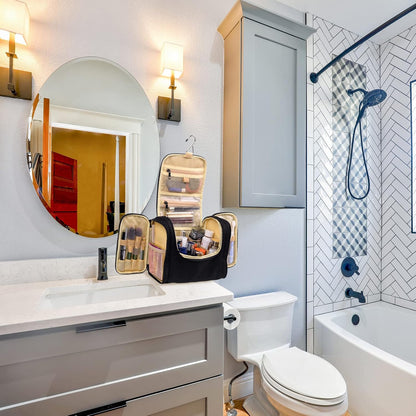 Hanging Toiletry Bag For Women And Men Large Travel Cosmetic Makeup Bags Organizer Water Resistant Shower Bag