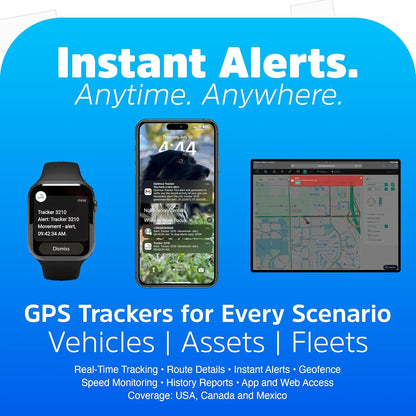 Optimus 3.0 GPS Tracker - 1 Month Battery - 4G LTE - for Vehicles and Assets – Real-Time GPS Tracking Device – Instant Alerts