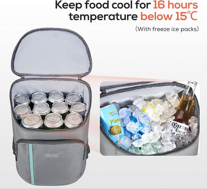 TOURIT Cooler Backpack 30 Cans Lightweight Insulated Backpack Cooler Leak-Proof for Men and Women