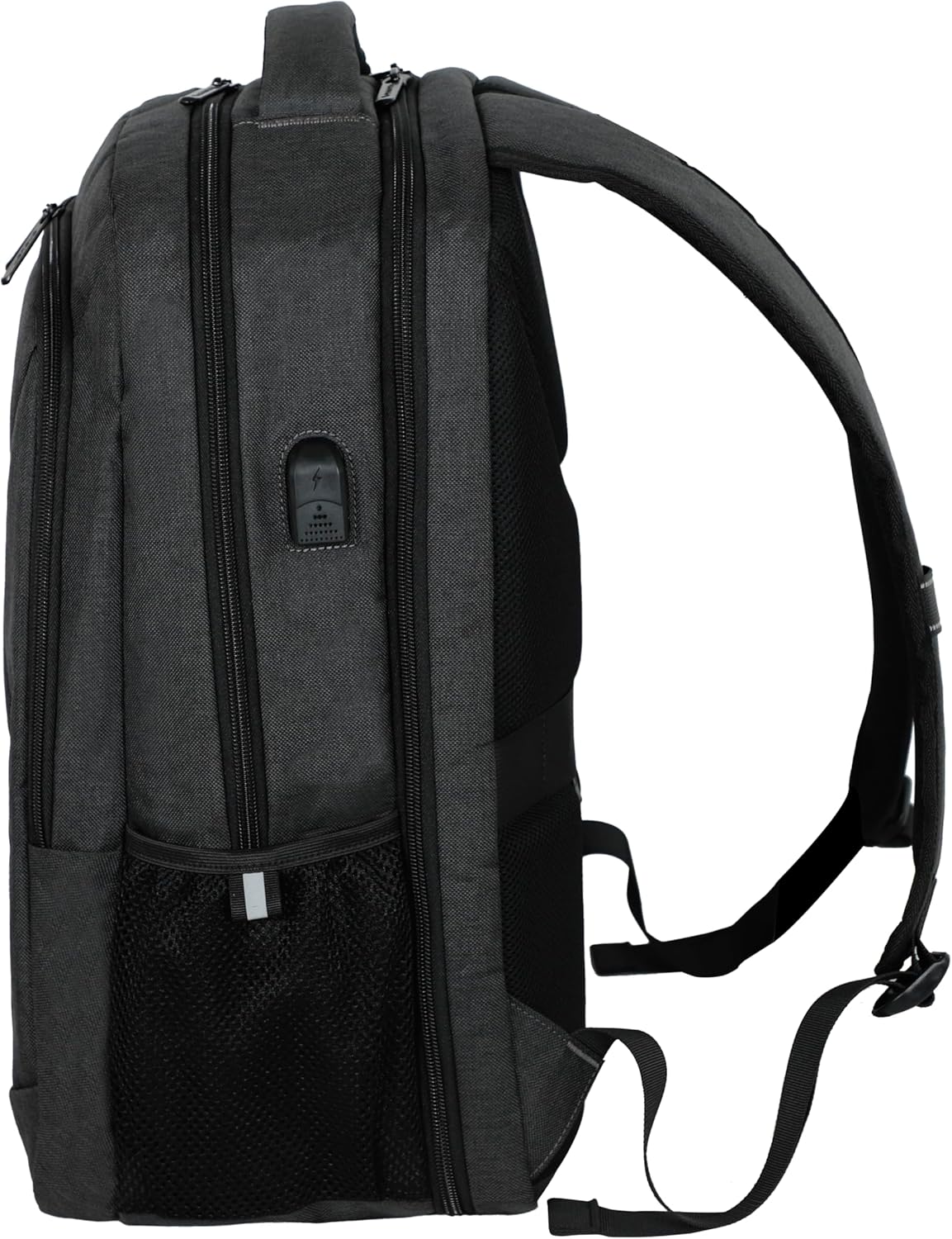 Lenovo B325 Laptop Backpack, 35L, Anti-Theft Travel Backpack, External USB Port, Water-Resistant, Luggage Strap, Fits 16-Inch Laptops, Durable Work & Commute Bag for Men & Women, Gifts for Travelers