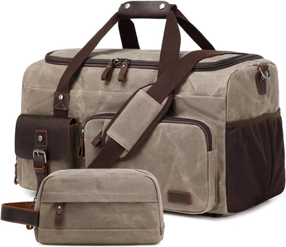 Travel Duffle Bag Weekender Bag with Shoe Compartment Overnight Bag for Men Travel Bag Carry On Lugguage Light Green