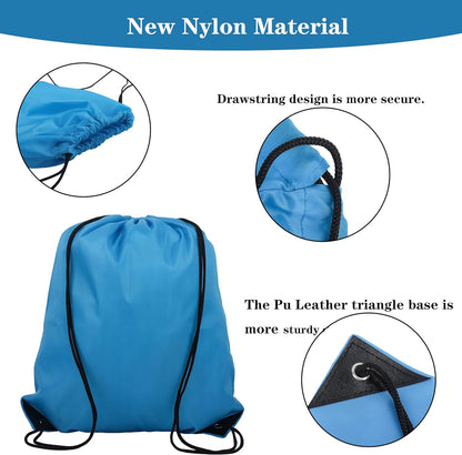 60 Pieces Drawstring Backpack Bags Sports Sackpack Bulk Cinch Gym Bag For Women Men Outdoor Sports Backpack(20 Colors)