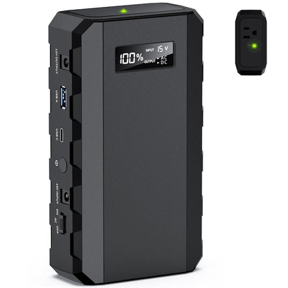 Apowking Power Bank with AC Outlet,65W Portable Laptop Battery Bank Fast Charging,88.8Wh/24000mah Power Station for Outdoor Camping PowerBank Travel Home Power Backup