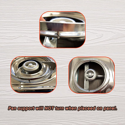 Vivicreate 2 Burner Propane Gas Stove Outdoor Cooking Portable Double Burner Propane Cooktop Burners for Camping BBQ Patio Frying Fogon Estufa Portatil Parrillas de Gas