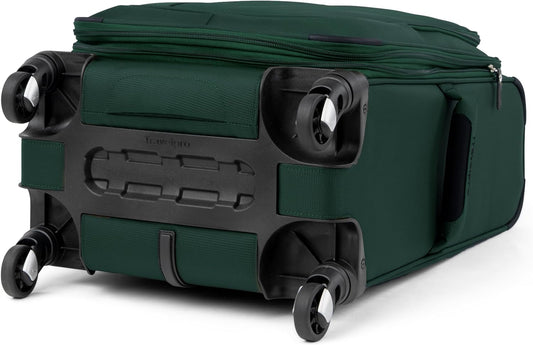 Travelpro Maxlite 5 Softside Expandable Carry-On Luggage with Spinner Wheels, Lightweight, 21-Inch — Forest Green