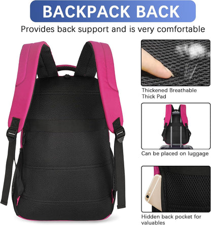 LARIPOP Extra Large Backpack,17.3 Inch Business Laptop backpack for Men Women with USB Charging Port,Water-Resistant Laptopack Weekender Daypack for Work College Computer