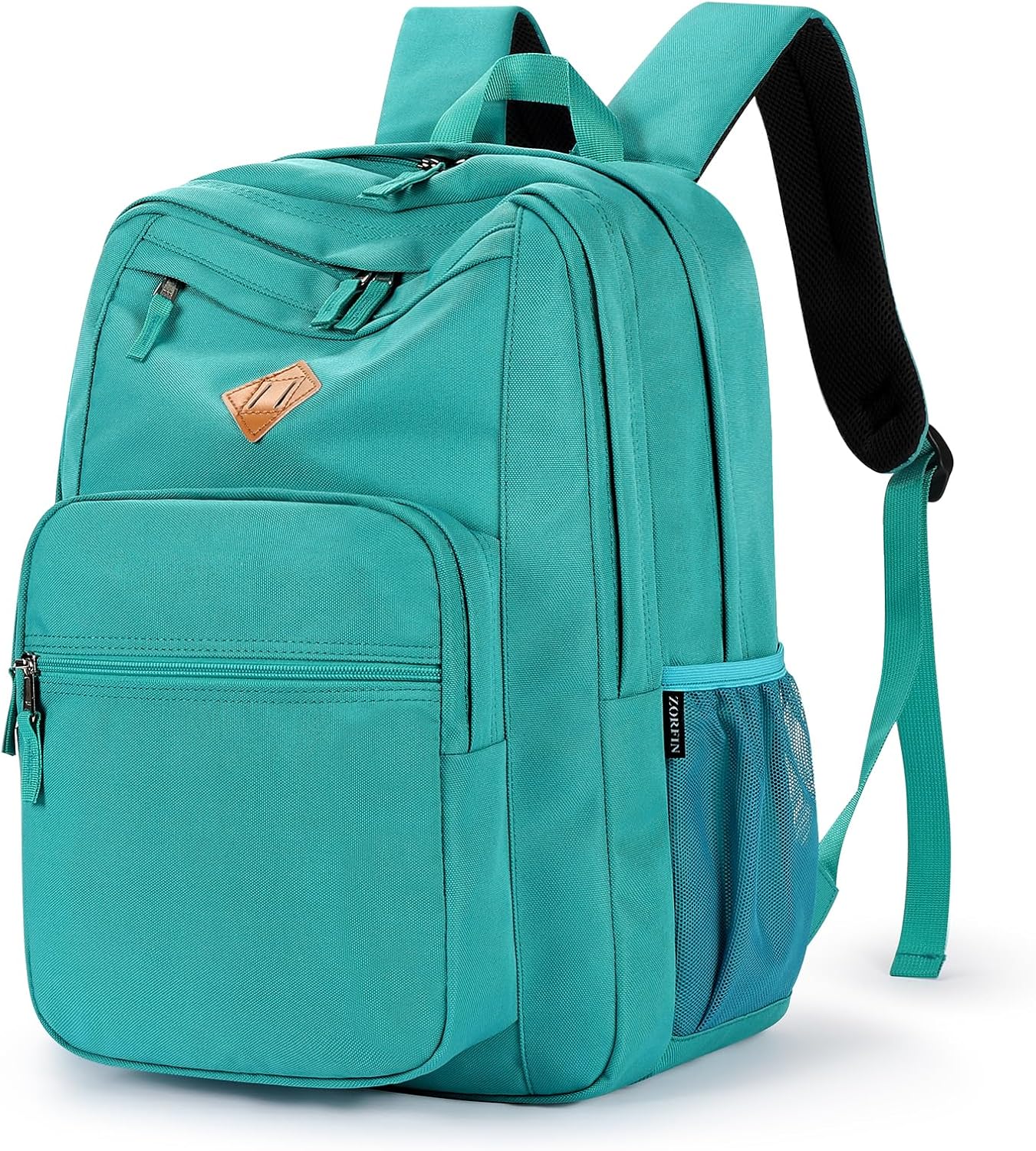 ZORFIN 26L Backpack for College, and Travel: Water Resistant Bookbag - Powderblue