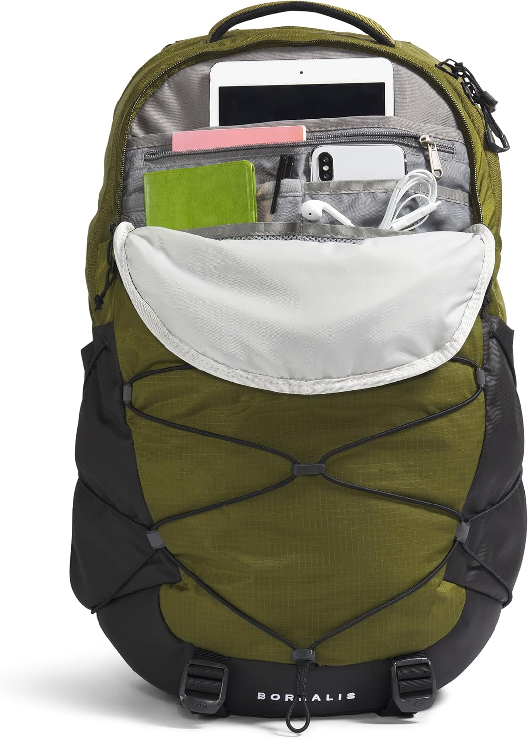 THE NORTH FACE Borealis Commuter Laptop Backpack, Forest Olive/TNF Black-NPF, One Size