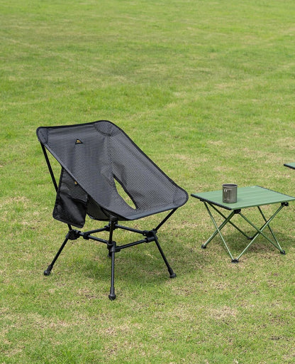 iClimb Ultralight Compact Camping Folding Beach Chair with Anti-Sinking Large Feet
